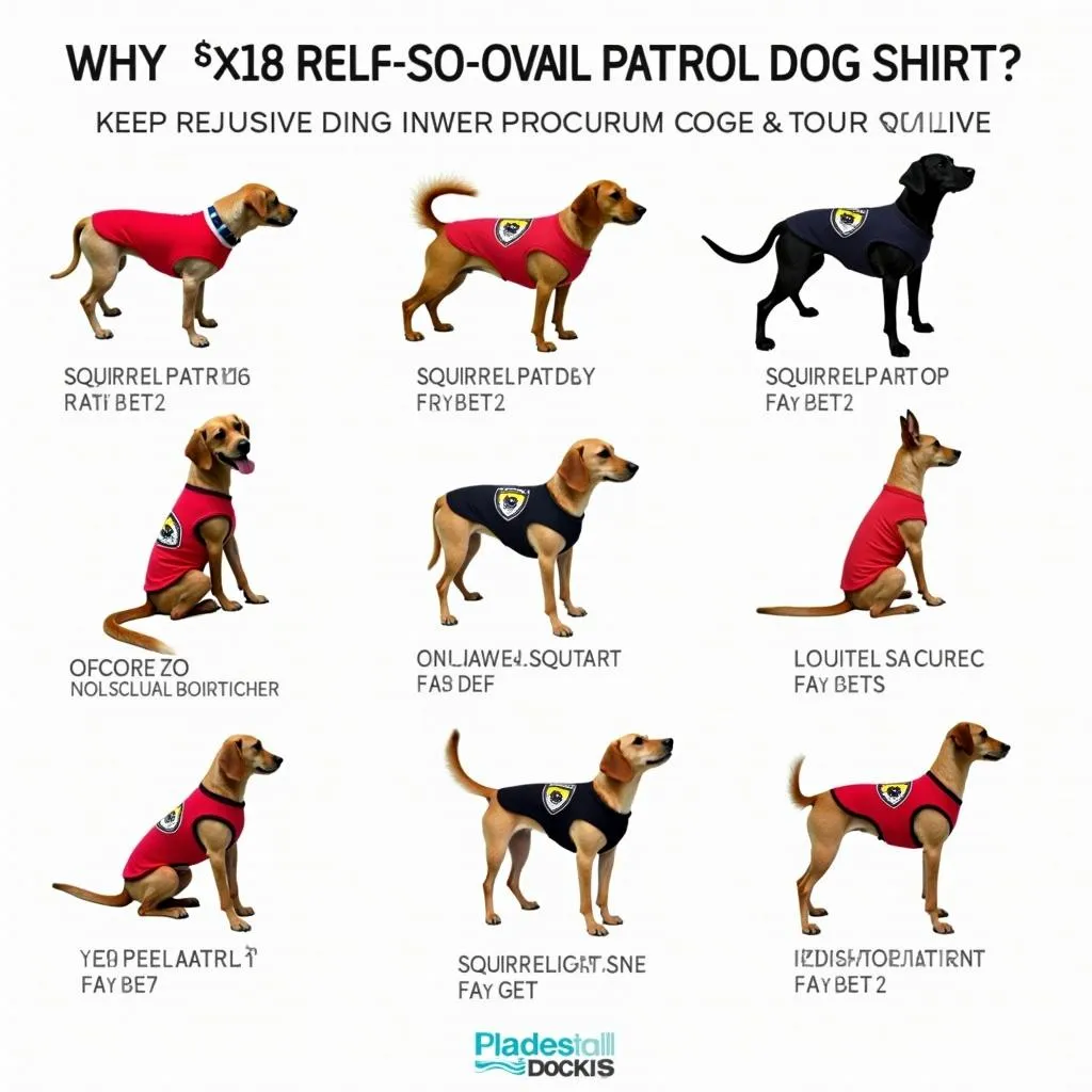 Dog owners guide to choosing the perfect squirrel patrol dog shirt for their furry friend