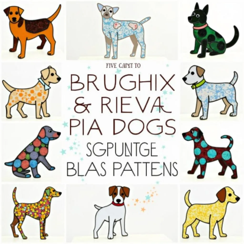 Free Stained Glass Dog Patterns Download