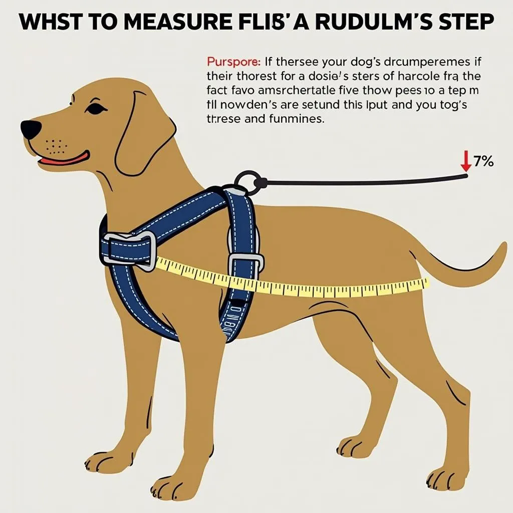 How to measure your dog for a step-in harness