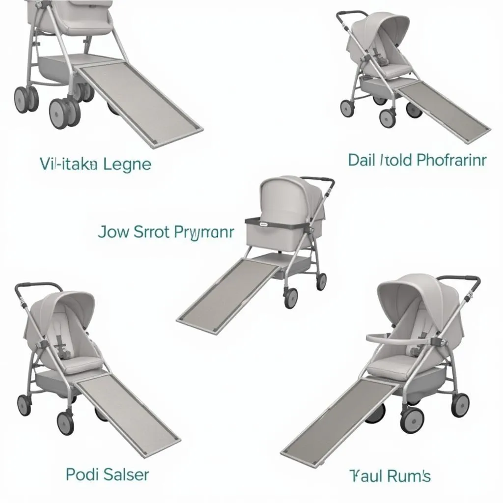 Types of ramps available for strollers