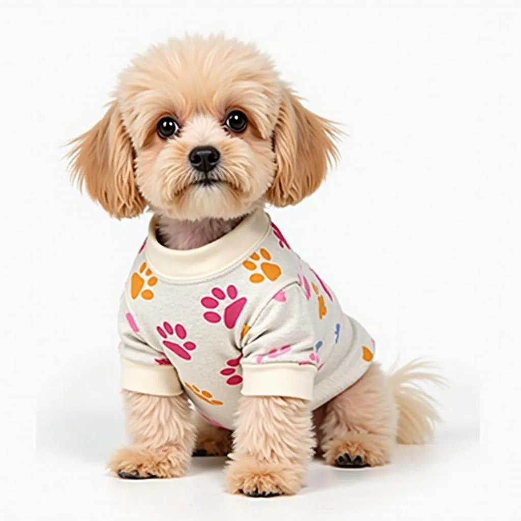 Sweatshirt with dogs for small breeds