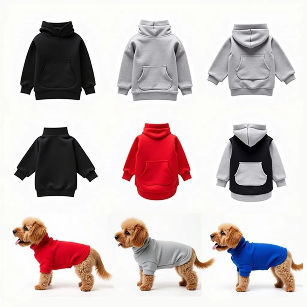 Sweatshirt With Pouch for Dog in Various Colors