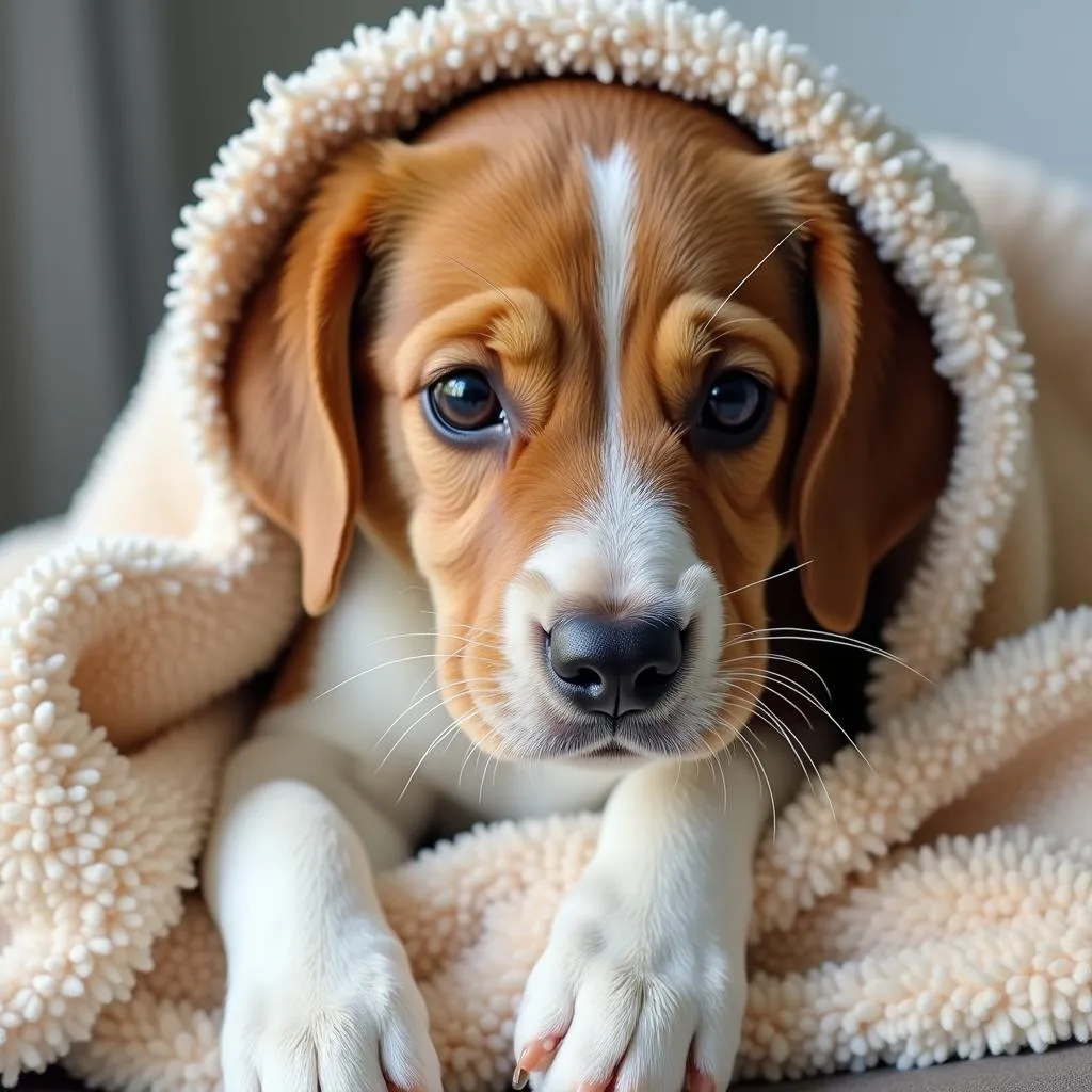 Taggie blanket for dog comfort