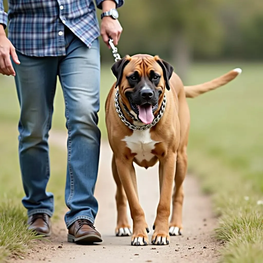 Thick Chain Dog Collars For Aggressive Dogs