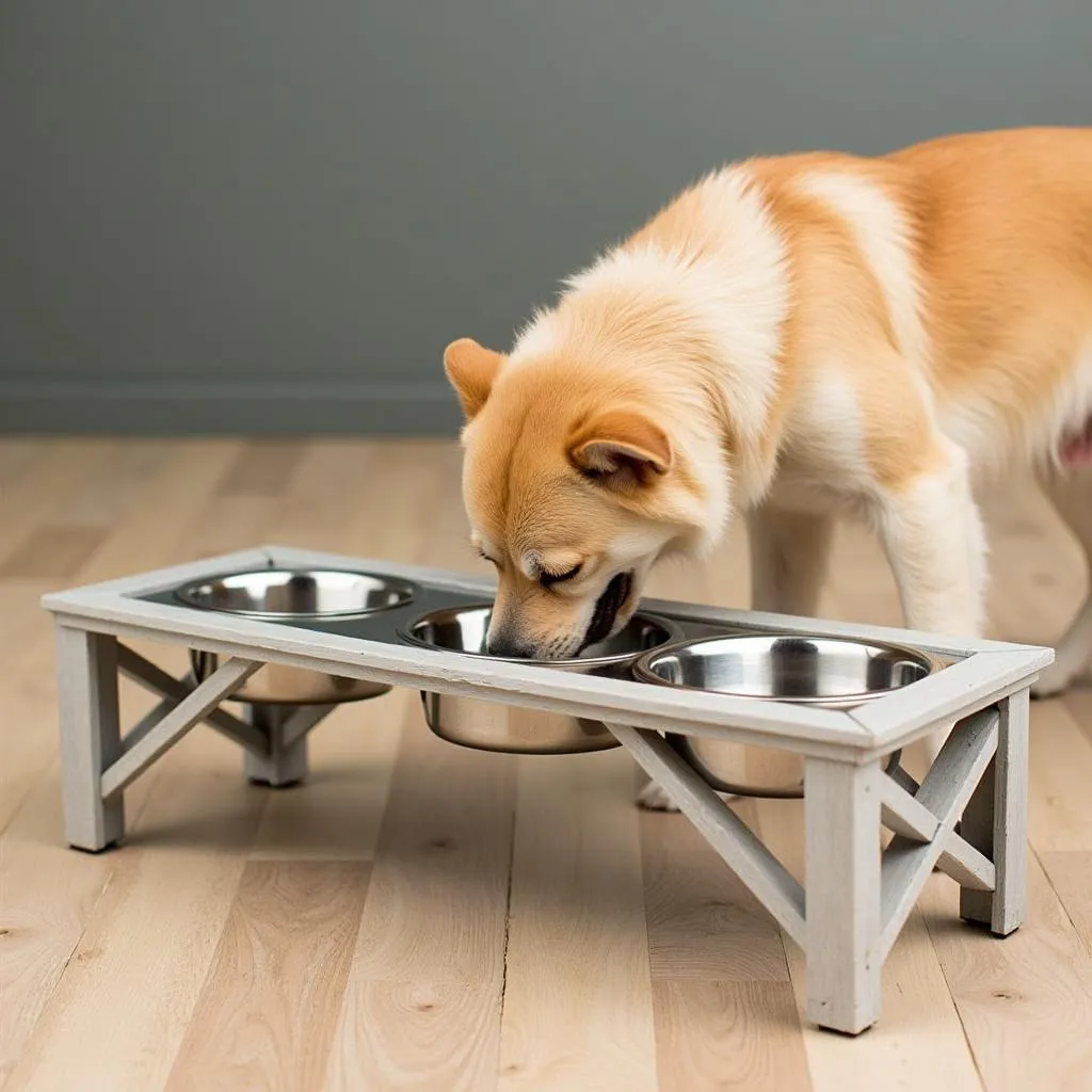 Three Bowl Raised Dog Feeder Review