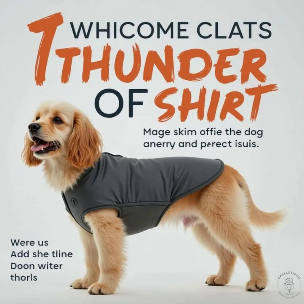 Thunder Shirt for Dog Anxiety and Calming