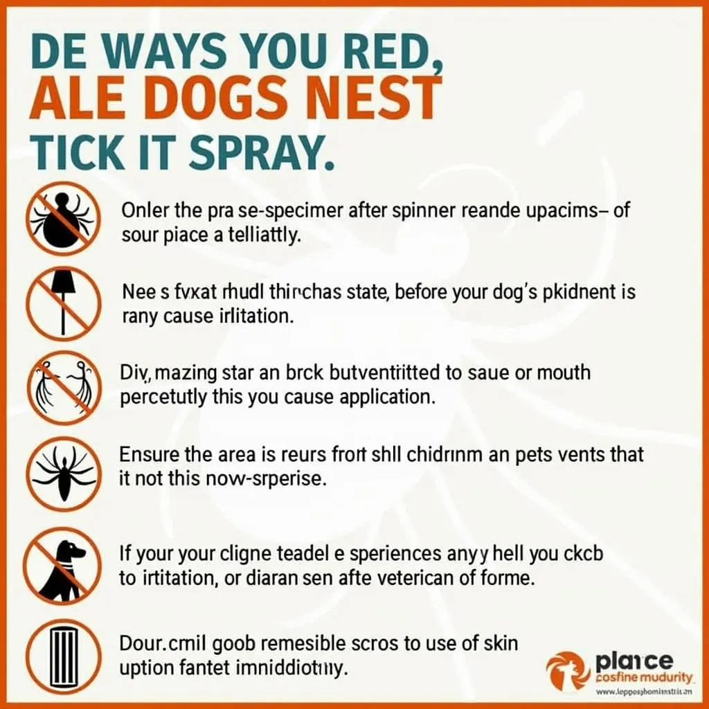 Safety Tips for Using Tick Spray for Dogs