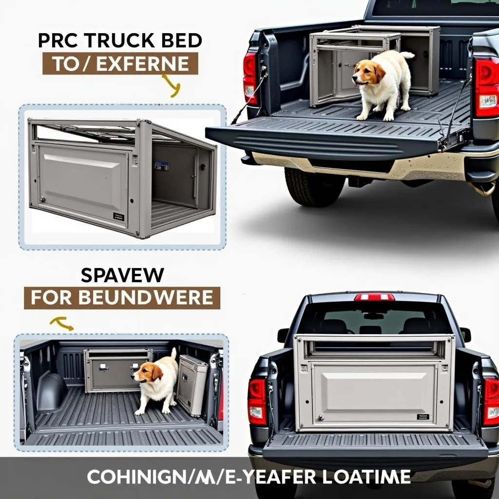 Truck Bed Dog Box for Safe and Secure Pet Transport