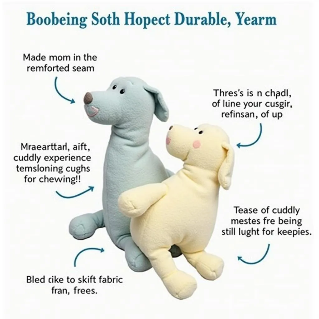 Durable Stuffed Animal Dog Toy