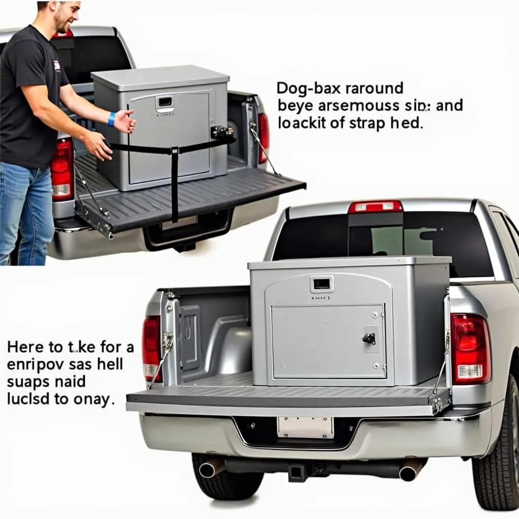 Installing a used dog box for truck bed