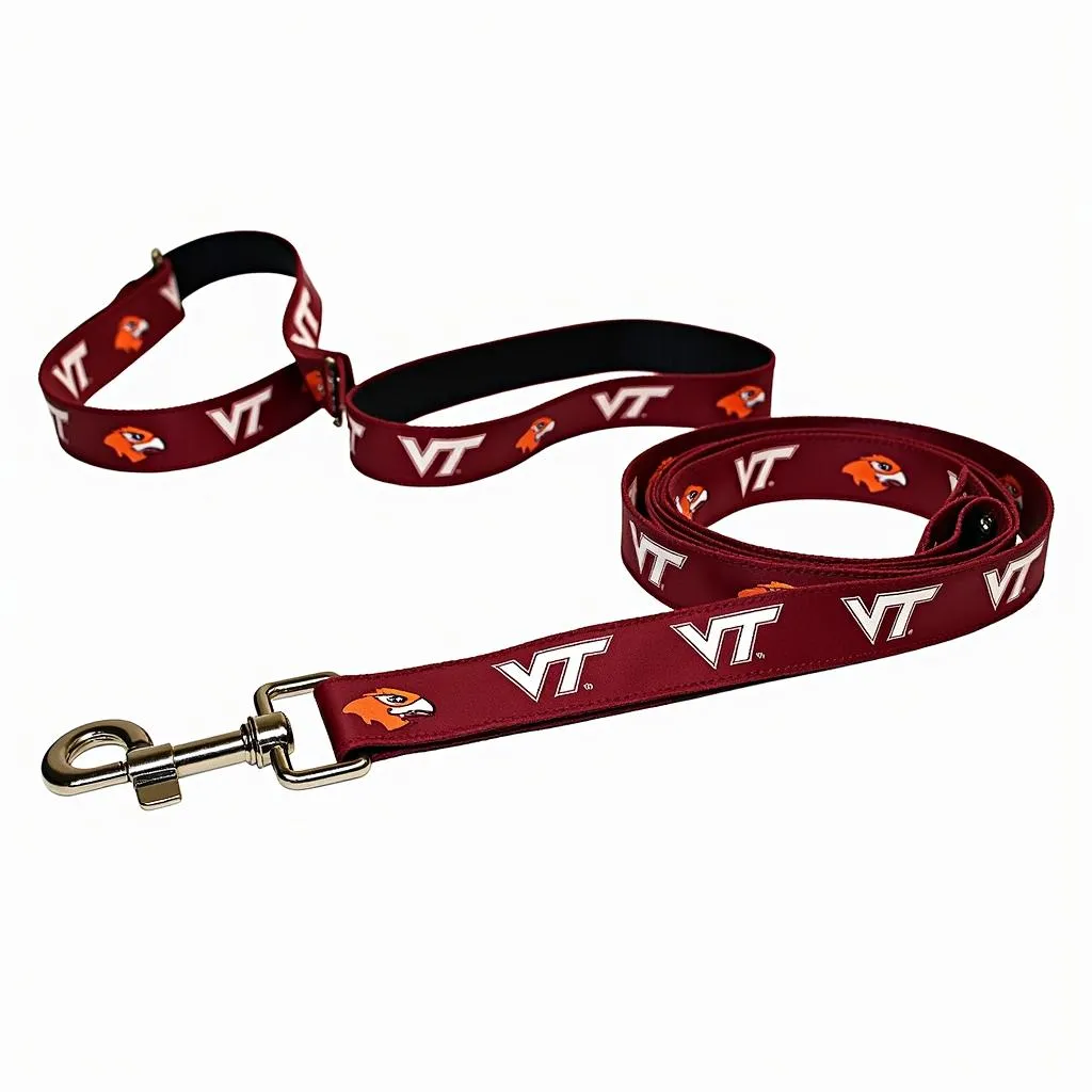 Virginia Tech dog leash for Hokies fans