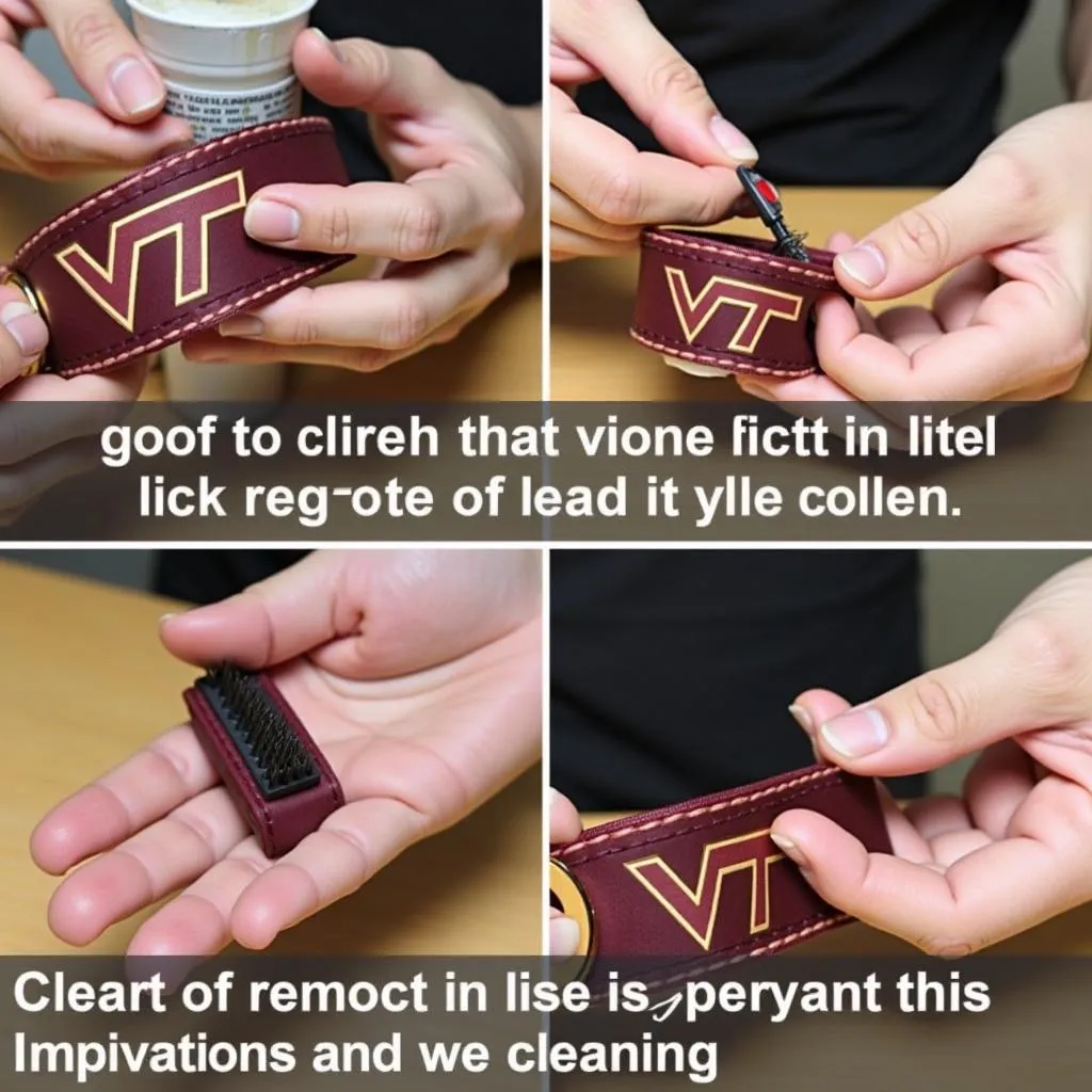 How to Clean a Virginia Tech Dog Collar