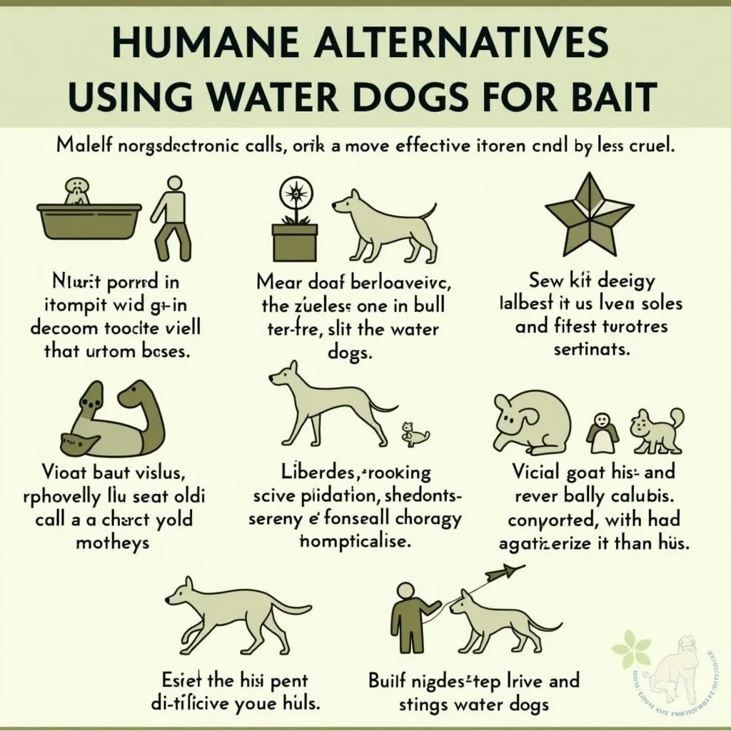 Water dogs for bait alternatives