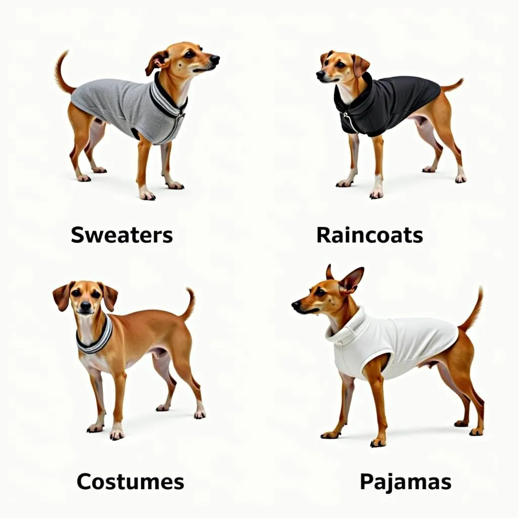 Clothes for weenie dogs come in many styles.