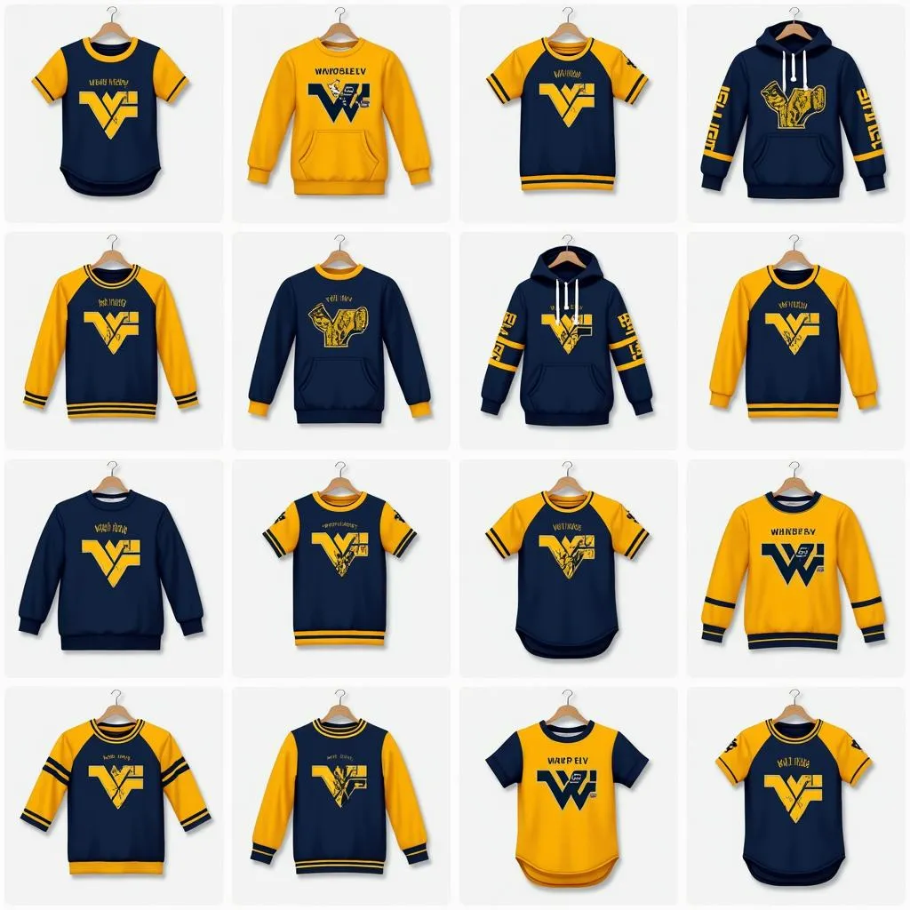 WVU Dog Shirt Variety