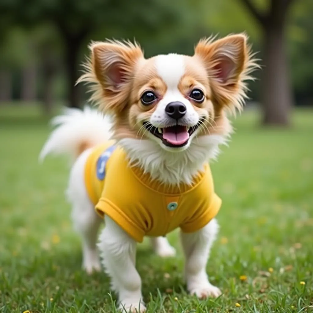 Yellow Dog Shirt for Small Dogs