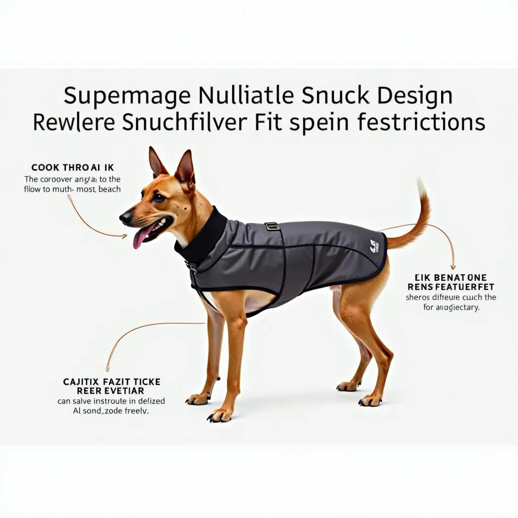 The Zack &amp; Zoey dog coats are designed for comfort and a snug fit without restricting your dog's movement.